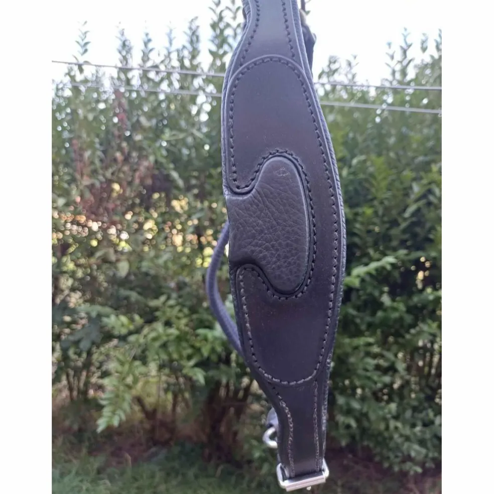 licol cuir corde silver crown