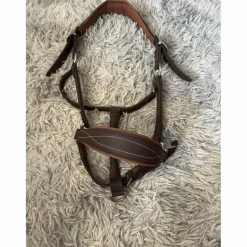 licol cuir marron