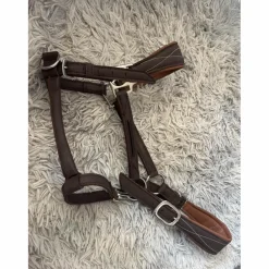 licol cuir marron