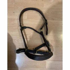 licol cuir marron