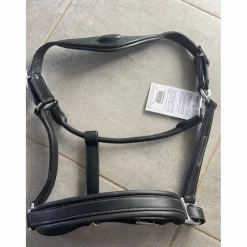 Licol cuir noir