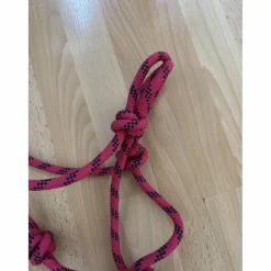 Licol en corde rose