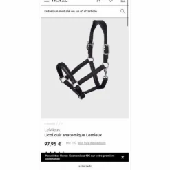 Licol en cuir