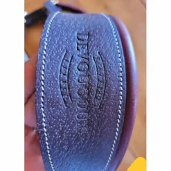 Licol en cuir devoucoux havane