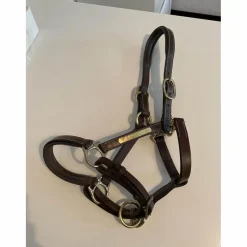 Licol en cuir Éric Thomas + longes d’attache