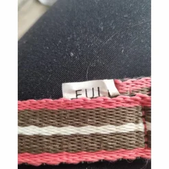 Licol full marron, rose et blanc