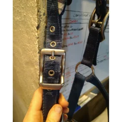Licol Horze Bleu Marine Type Ecossais