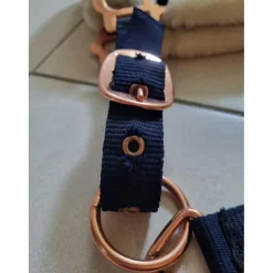 Licol Mouton Marine et gold