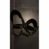 Licol noir strass