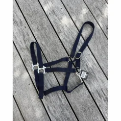 licol taille cheval bleu marine