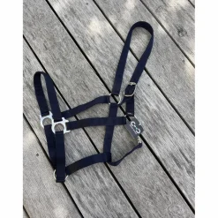 licol taille cheval bleu marine