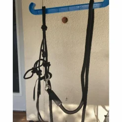 Licol éthologique noir taille double poney/petit cheval