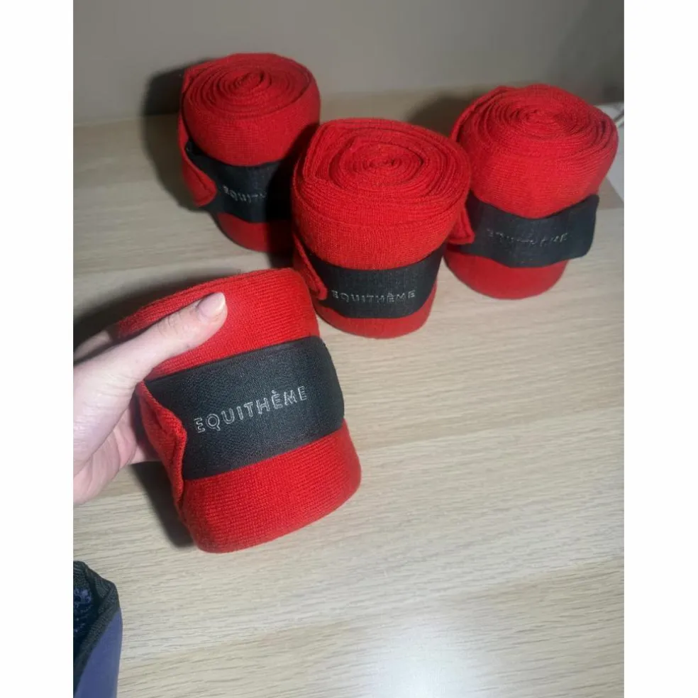 Lot de 4 bandes de repos neuves EQUITHEME