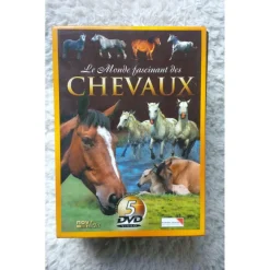 Lot de 5 DVD le monde fascinant des chevaux