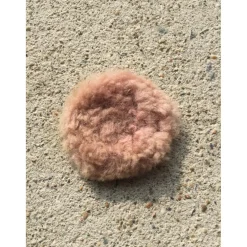 Lot de 2 muselaines rose et bleu et rondelles violette