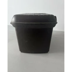 Malle de pansage marron et bleu fouganza