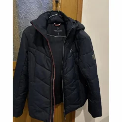 Manteau Equithème bleu marine femme