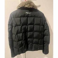 Manteau Kingsland noir col mouton taille S