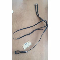 Martingale à anneaux cuir noir marque Canter