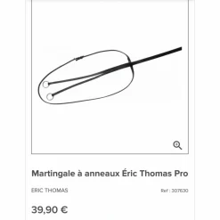 Martingale à anneaux Éric Thomas Pro