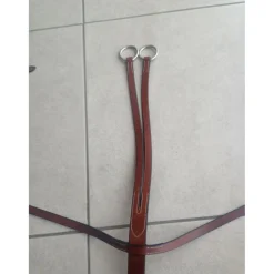 Martingale a anneaux en cuir Cognac