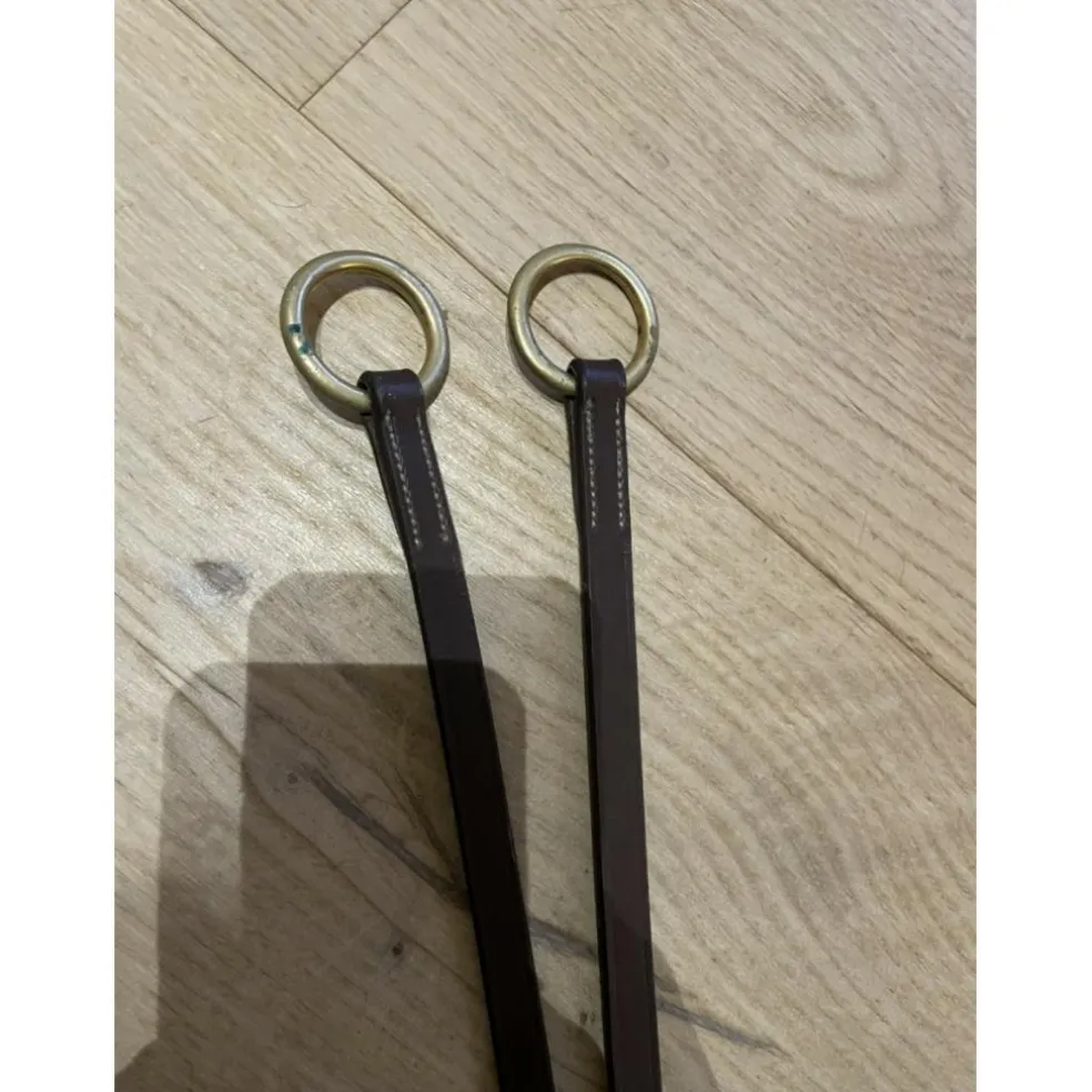 Martingale cuire brun