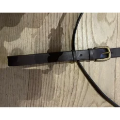 Martingale cuire brun