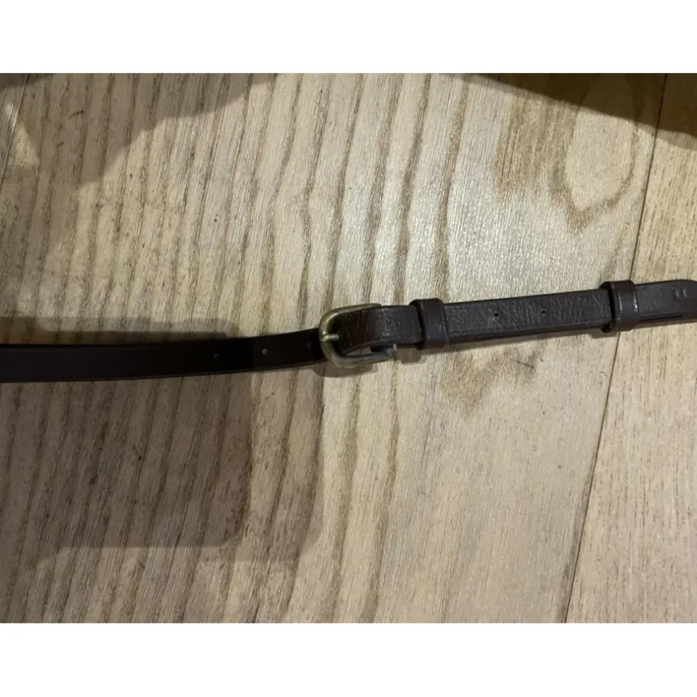 Martingale cuire brun