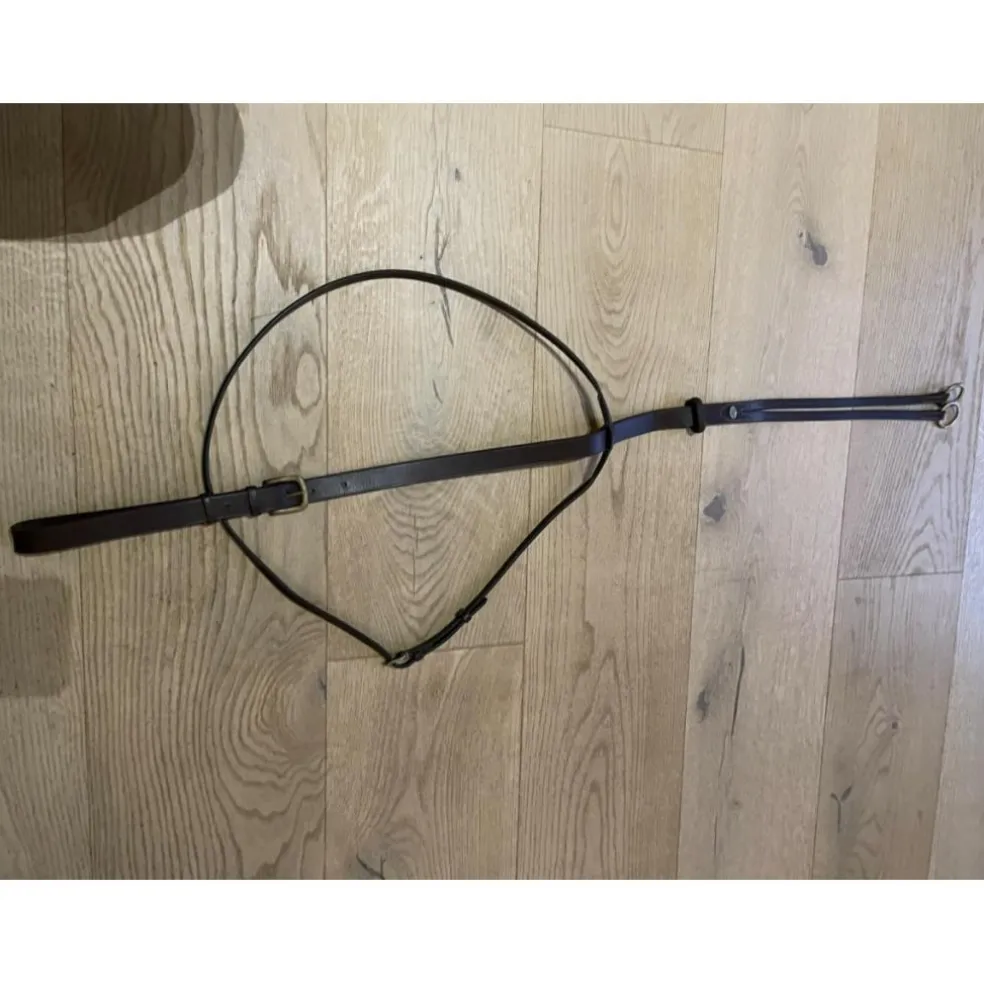 Martingale cuire brun