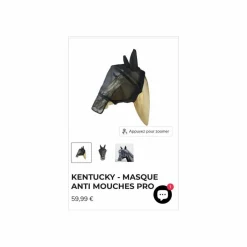 Masque anti mouche Kentucky
