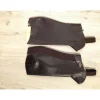 Mini chaps cuir marron