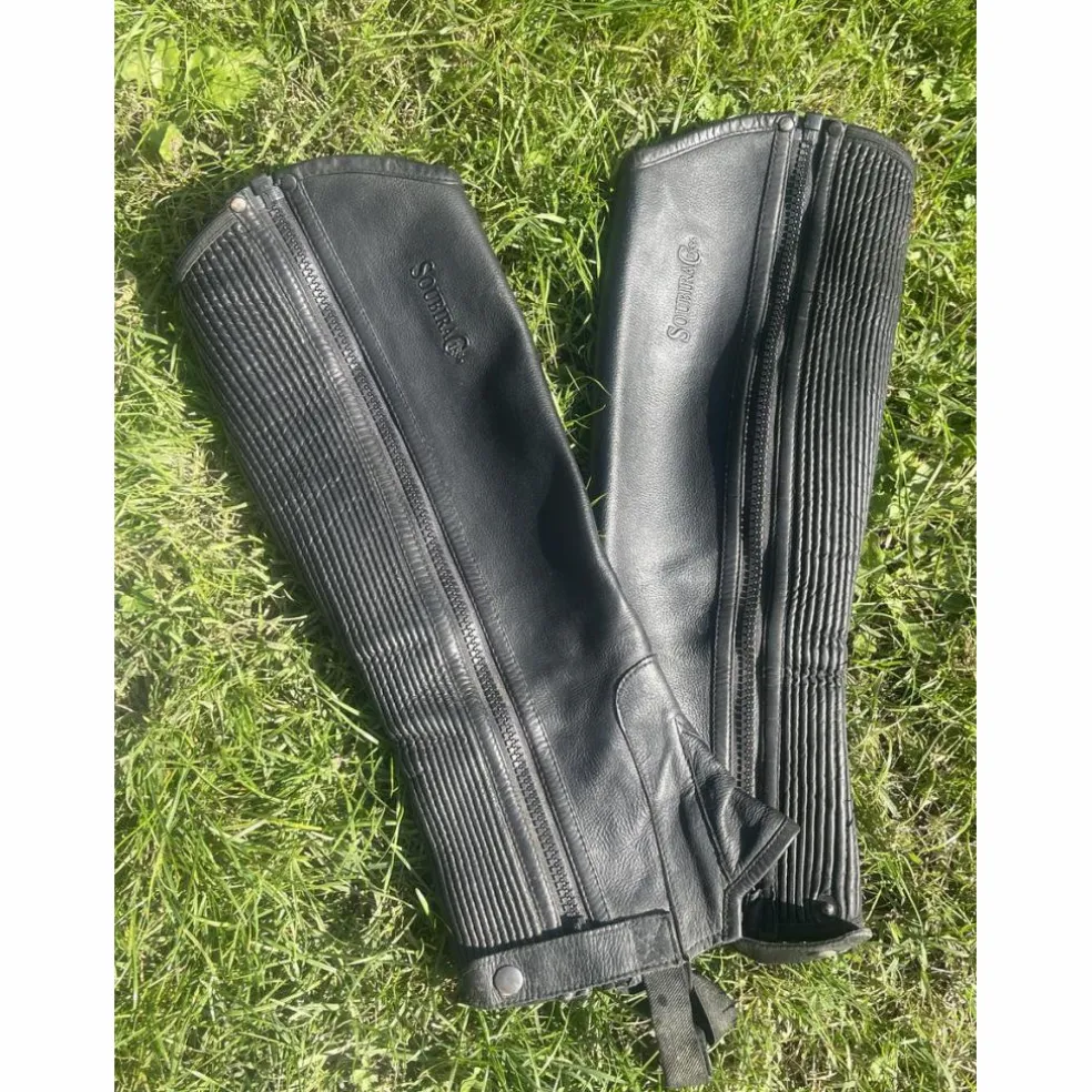 Mini chaps cuir Soubirac