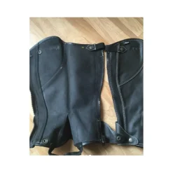 Mini chaps simili cuir neuves