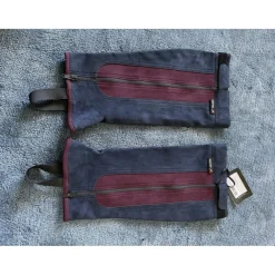 Minis chaps bleu marine et bordeaux