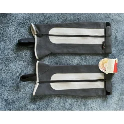 Minis chaps gris foncé et gris clair