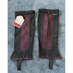 Minis chaps noir er bordeaux