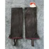 Minis chaps noir et bordeaux