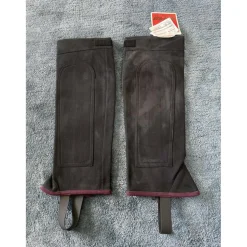 Minis chaps noir et bordeaux