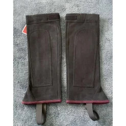 Minis chaps noir et bordeaux