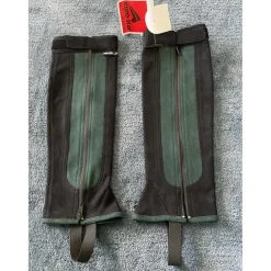 Minis chaps noir et vert