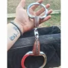 Mors double brisure à cuir