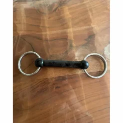 mors droit caoutchouc 115cm