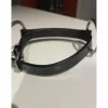 Mors droit en cuir noir MICHEL ROBERT