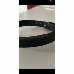 Mors droit en cuir noir MICHEL ROBERT