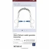 Mors Pelham cablé grandes branches (Taille : 130 (5"2))