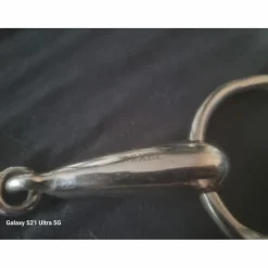 Mors releveur simple brisure canons creux inox 125mm