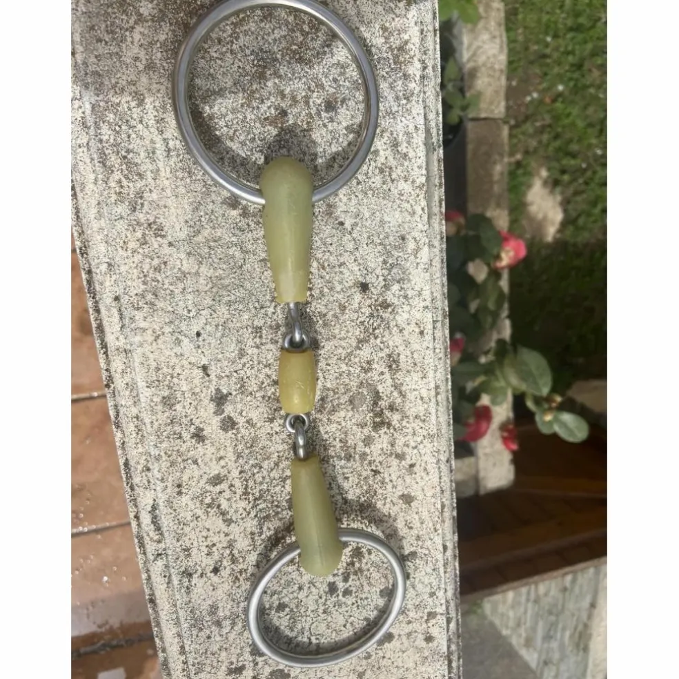 Mors simple double brisure en résine