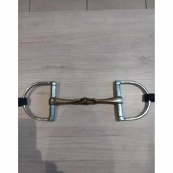 MORS VERDUN DOUBLE BRISURE ALLIAGE + RENES CAOUTCHOU NOIRES