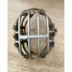 Muselière cuir grille acier