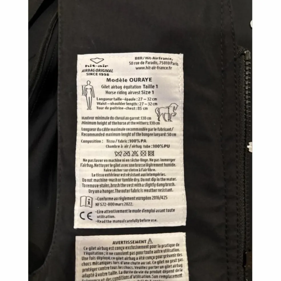 Pack KANJI veste de concours Harcour + Airbag HITAIR